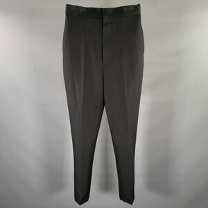 HAIDER ACKERMANN Size 30 Black Wool Dress Pants